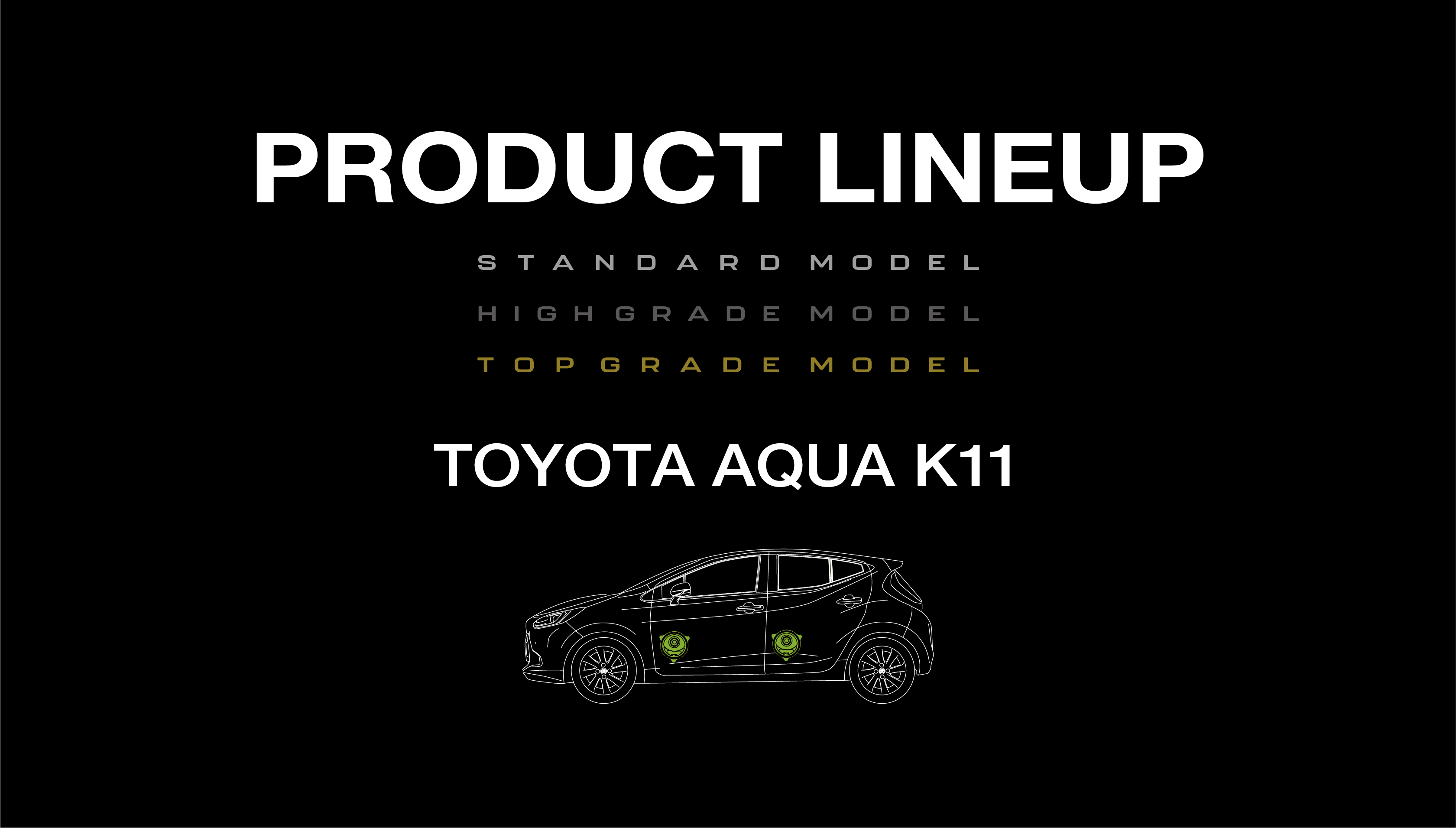 product lineup toyota AQUA