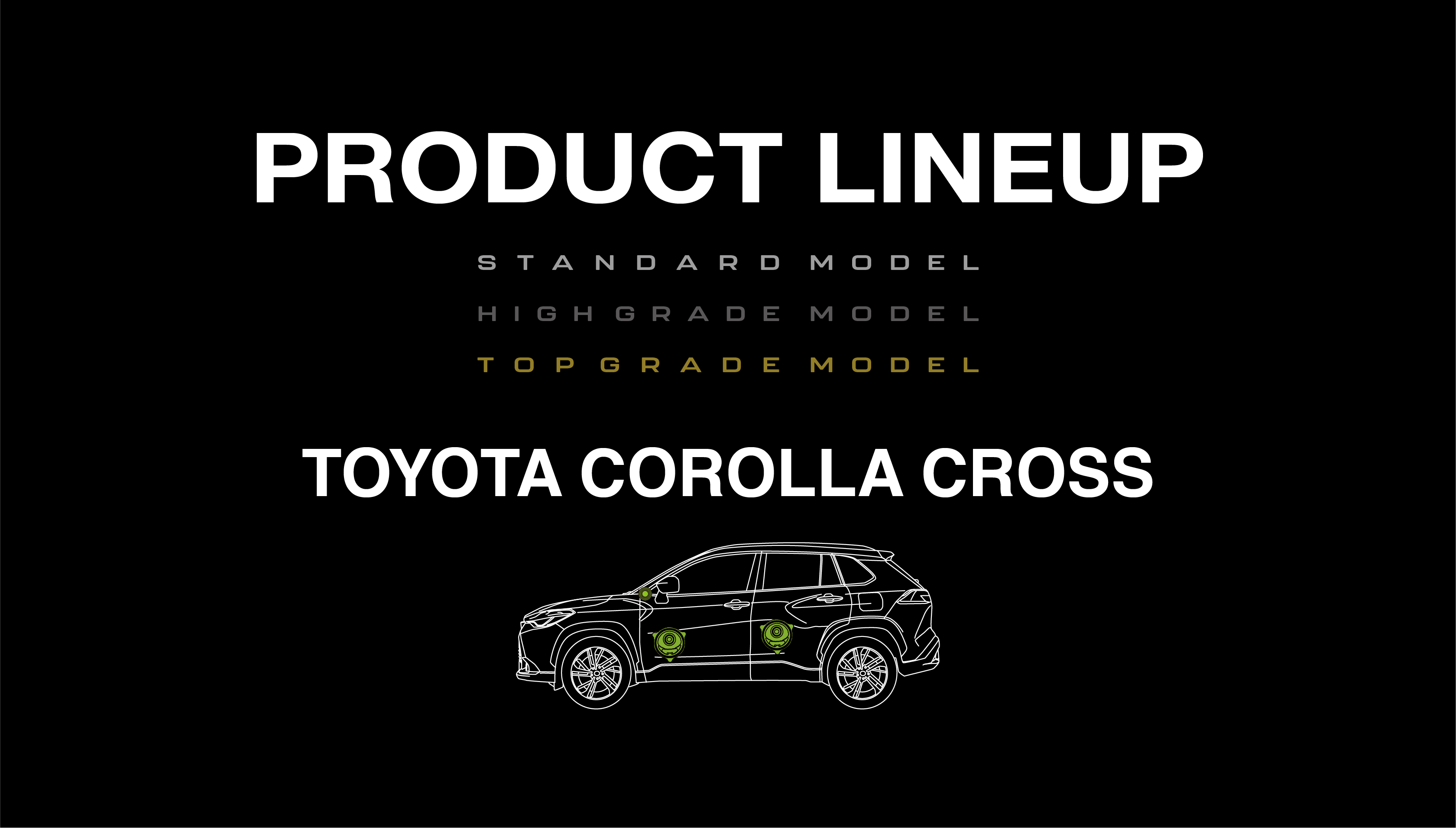 product lineup toyota COROLLA CROSS