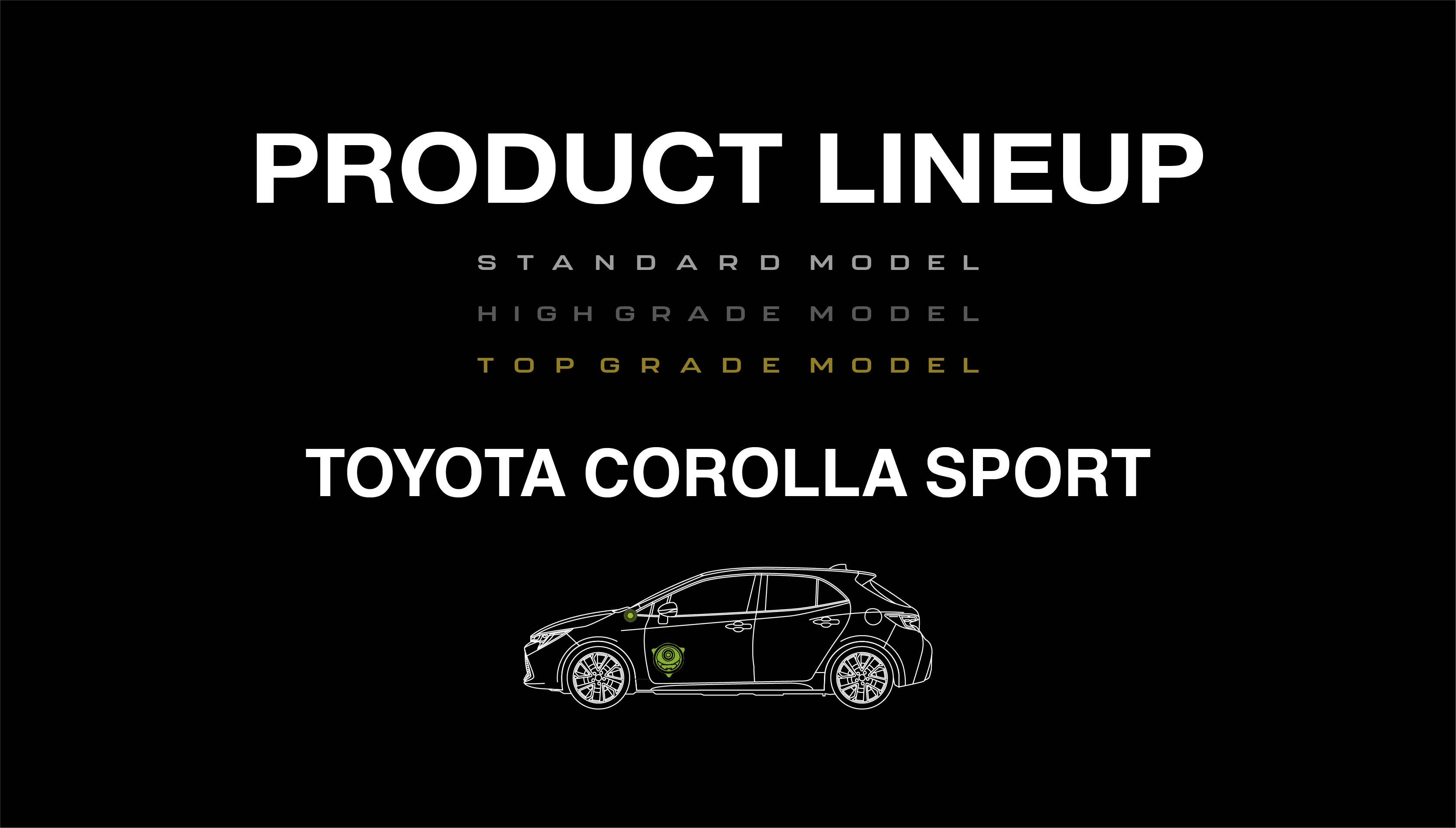 product lineup toyota COROLLA SPORT