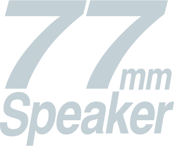 77mm speaker