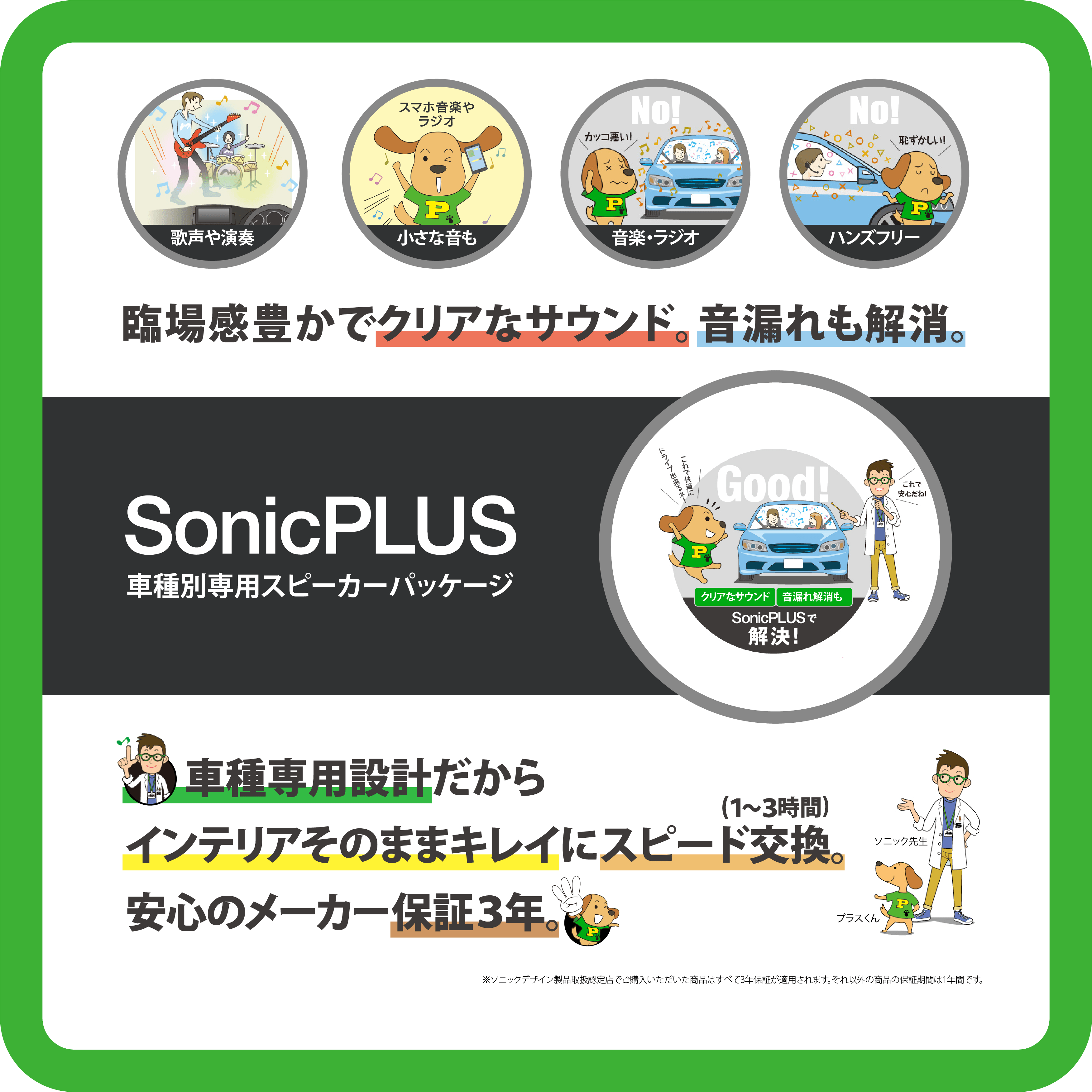 トヨタ車専用スピーカーパッケージ SonicPLUS | ハイエース